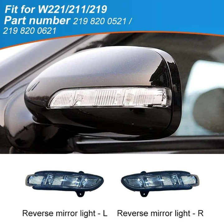 Car Craft Compatible With Mercedes Benz E Class W211 2007-2010 S Class W221 W219 2007-2010 Car Rearview Side Mirror Turn Signal Indicator Lights 2198200521 Left - CAR CRAFT INDIA