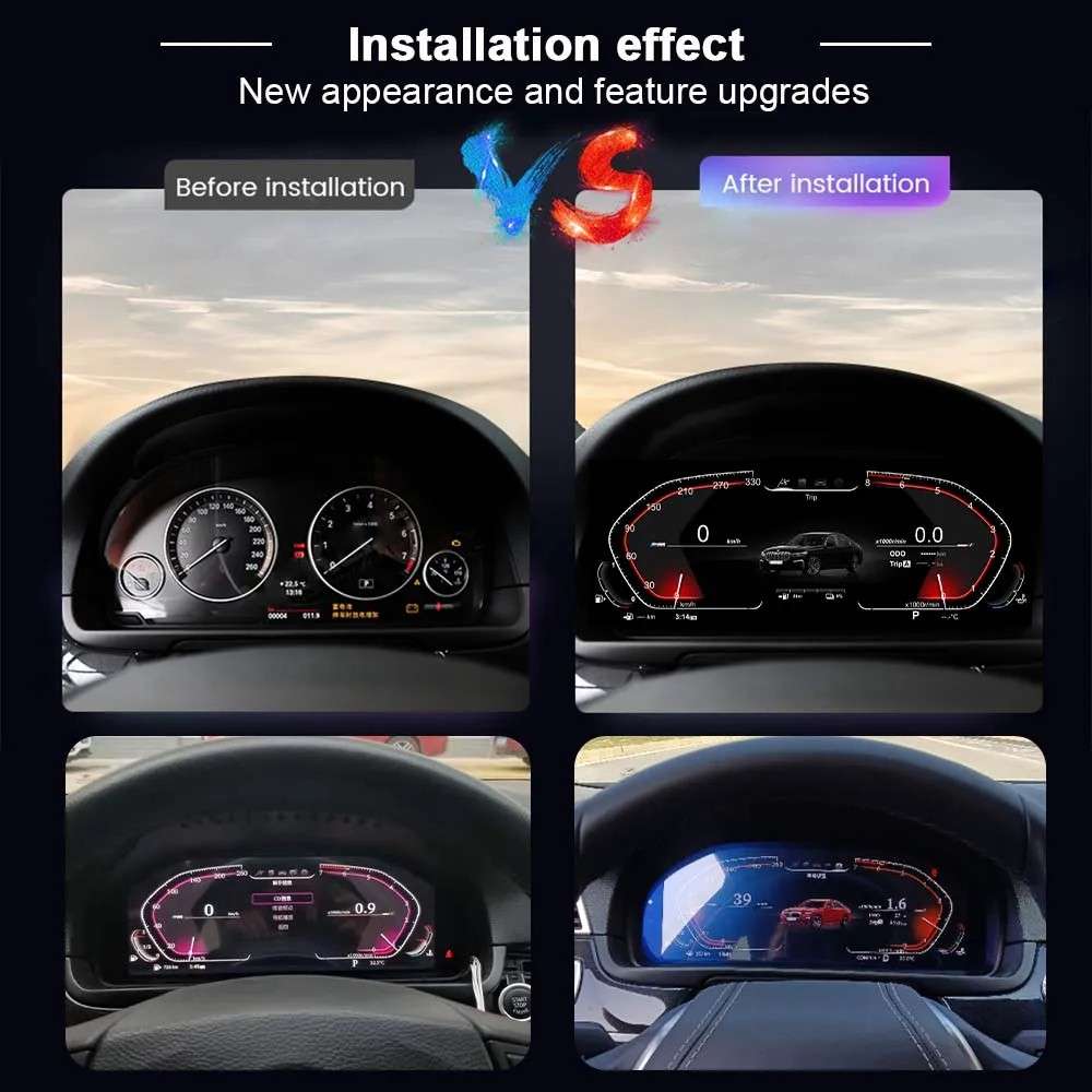 Car Craft Compatible With Bmw Z4 E89 2009-2018 Interior Digital Instrument Speedometer Cluster Meeter Player CC-8164
