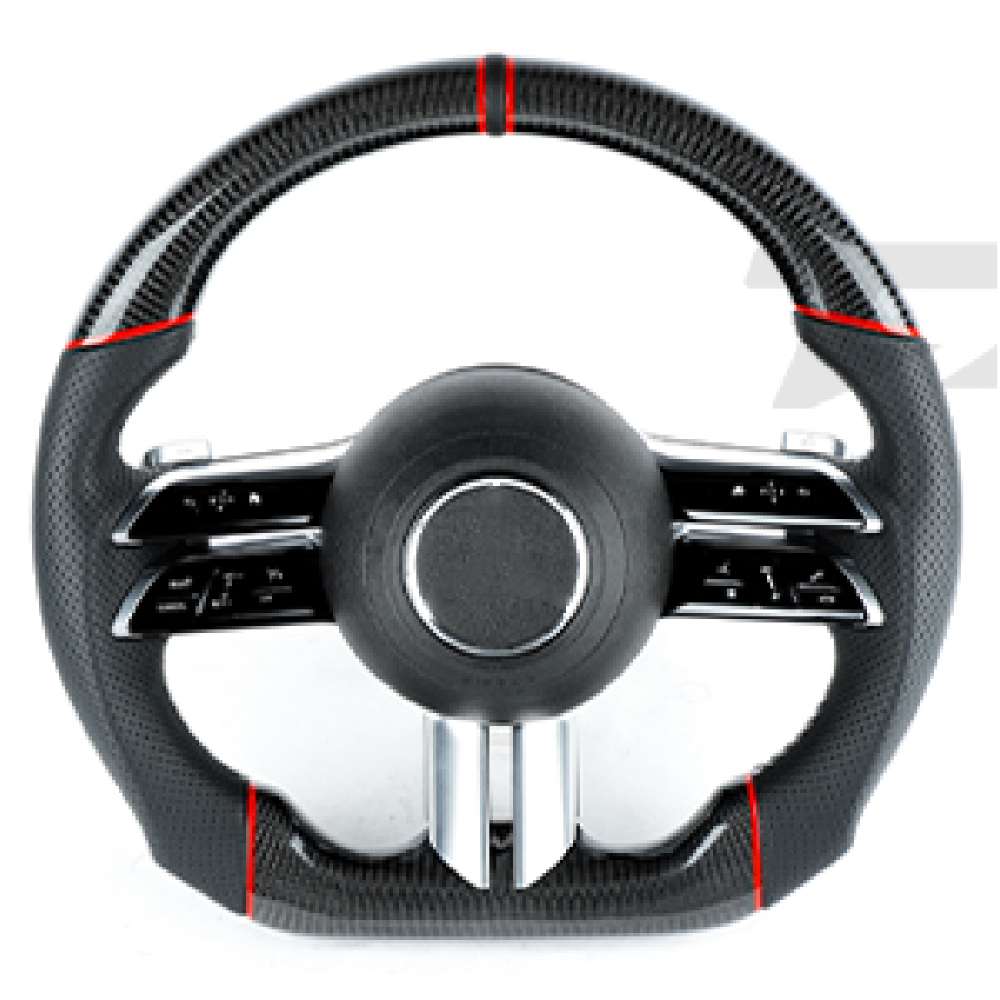 Car Craft Compatible With Mercedes A B C E S G V M Class Ml Gl Gla Glb Glc Gle Gls Slk G55 G63 G Wagon Eqs Upgraded Custom Amg Brabus Maybach Full Steering Wheel Style 11 CC-8149 - CAR CRAFT INDIA