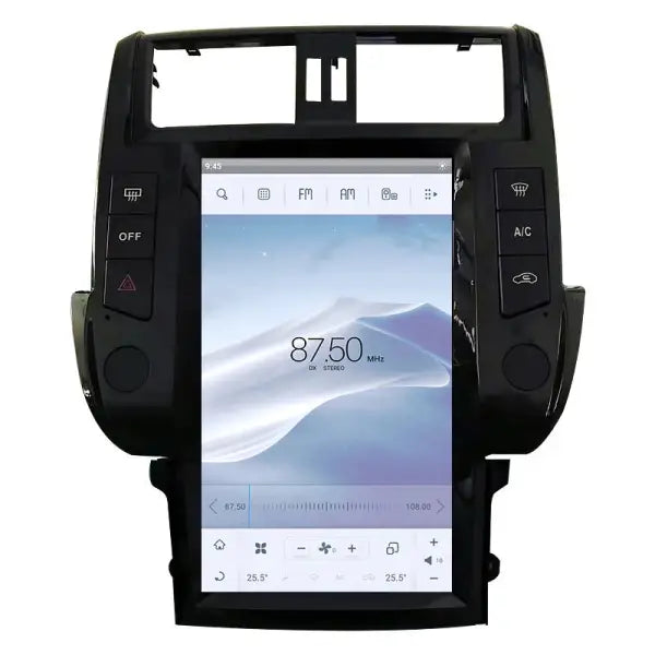 Vertical 13.6 Inch Large Screen Car DVD Player GPS Navigation for Toyota Prado 2010 2011 2012 2013 High Configuration