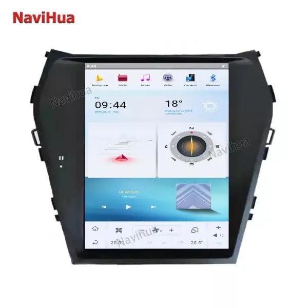 Vertical Screen 10.4 Inch Android 9 Car Multimedia Radio Navigation System for Hyundai IX45 for Santa Fe 2016