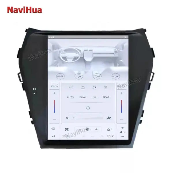 Vertical Screen 10.4 Inch Android 9 Car Multimedia Radio Navigation System for Hyundai IX45 for Santa Fe 2016