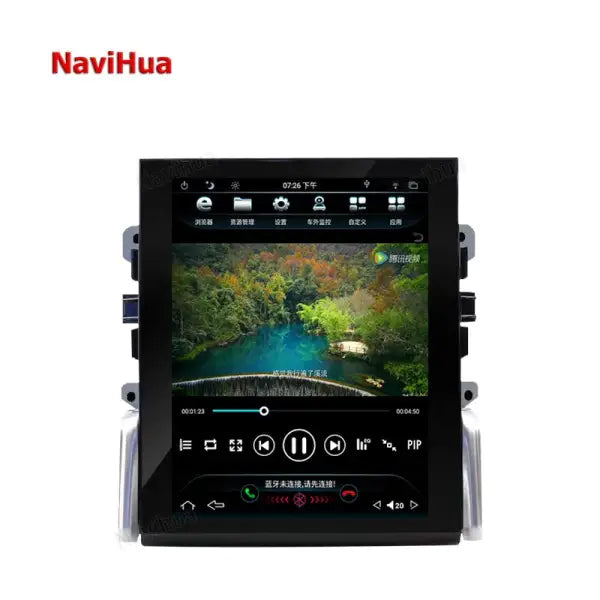 Vertical Screen Android 10.4 Inch Car Video Car DVD Player GPS Navigation for Tesla Style Porsche Macan 2011-2016