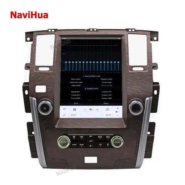 Vertical Screen Android 11 Car DVD Player GPS Navigation Multimedia for Tesla Style NISSAN PATROL High Configuration