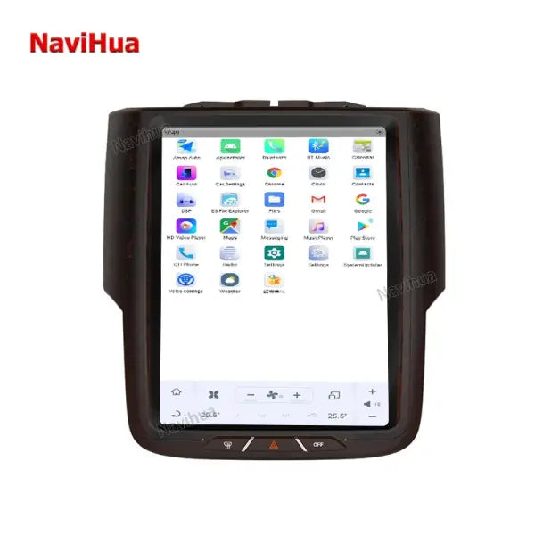 Vertical Screen Android 11 Car DVD Player GPS Navigation Multimedia Video Radio Stereo for Dodge RAM 1500 2015 2018