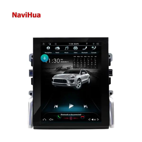 Vertical Screen Android Auto Car DVD Player Android Auto Stereo Car Radio Video GPS Navigation System Tesla Styleporsche
