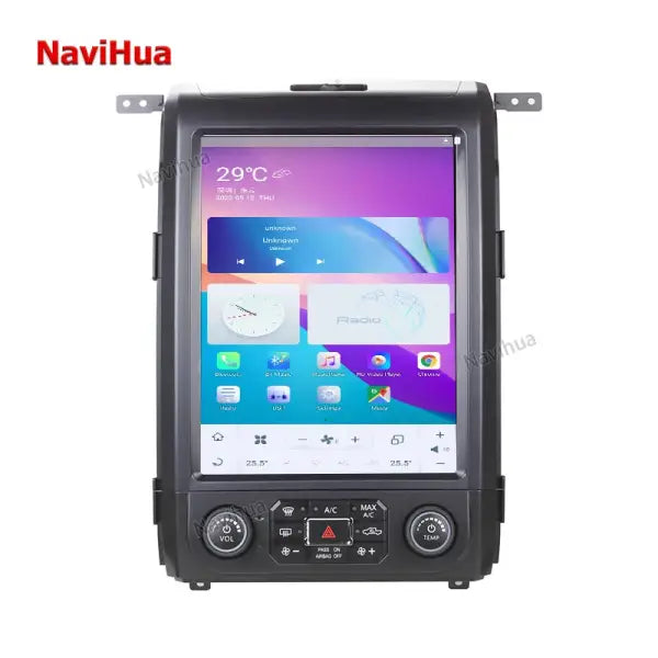 Vertical Screen Android Car DVD Player Multimedia Auto GPS Navigation Head Unit Monitor for Ford F150 Raptor 2013-2014