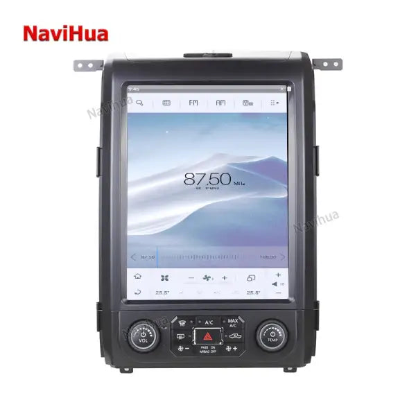 Vertical Screen Android Car DVD Player Multimedia Auto GPS Navigation Head Unit Monitor for Ford F150 Raptor 2013-2014