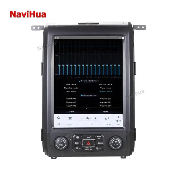 Vertical Screen Android Car DVD Player Multimedia Auto GPS Navigation Head Unit Monitor for Ford F150 Raptor 2013-2014