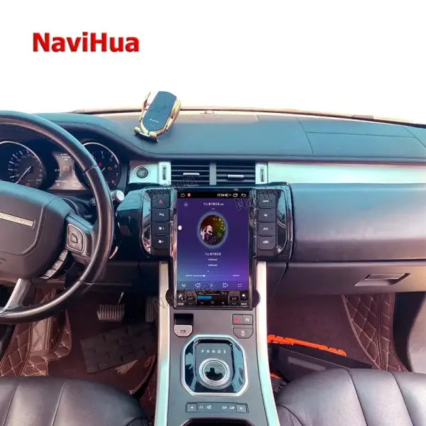 Vertical Screen Android Car Multimedia Player Touch Screen Multimedia Car Radio for Tesla Style Range Rover Evoque