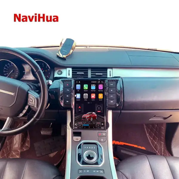 Vertical Screen Android Car Multimedia Player Touch Screen Multimedia Car Radio for Tesla Style Range Rover Evoque