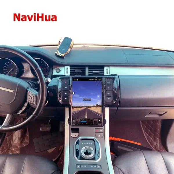 Vertical Screen Android Car Multimedia Player Touch Screen Multimedia Car Radio for Tesla Style Range Rover Evoque