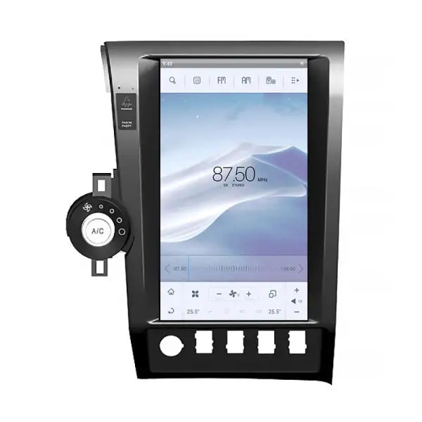 Vertical Screen Android Car Radio Car DVD Player Autoradio GPS Navigation for Tesla Style Toyota Tundra
