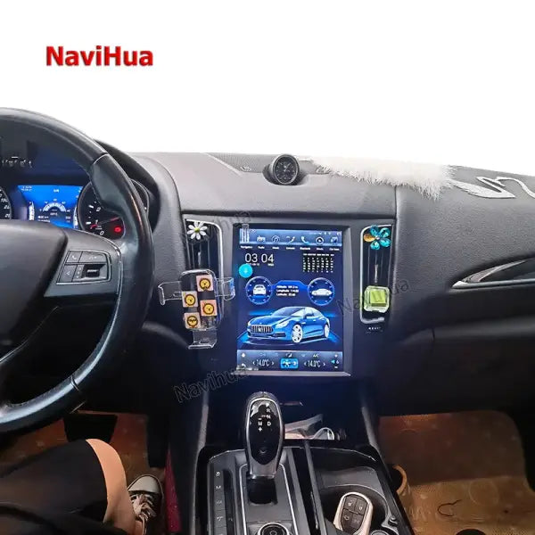 Vertical Screen Android Car Radio Stereo GPS Navigation MP5 Multimedia Player for Tesla Style Maserati Levante