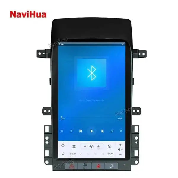 Vertical Screen Android GPS Navigation Car DVD Player Tesla