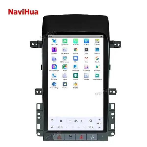 Vertical Screen Android GPS Navigation Car DVD Player Tesla