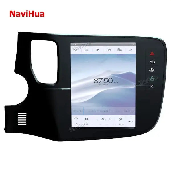 Vertical Screen Car DVD Player Carplay DSP Multimedia GPS Navigation System Android 11 Mitsubishi Outlander 2016-2019