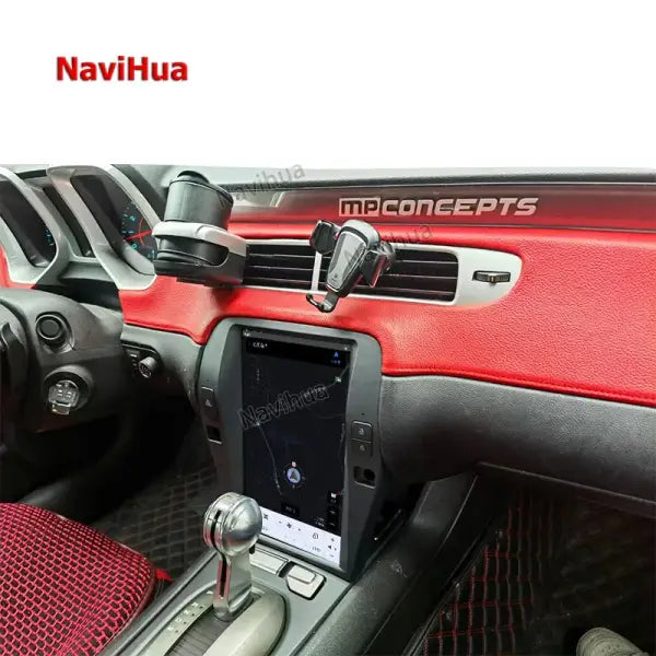 Vertical Screen Car MP5 DVD Player Android Car Radio Stereo GPS Navigation Head Unit for Tesla Style Chevrolet Camaro