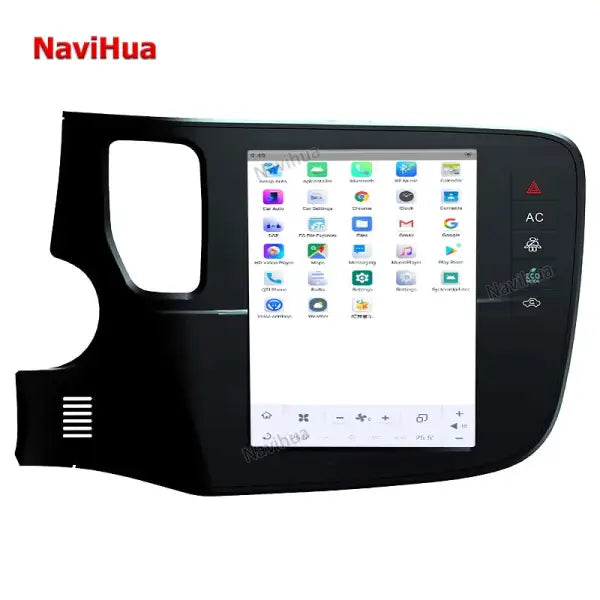 Vertical Screen Car Radio Navigation GPS DSP Multimedia Car DVD Player for Mitsubishi Outlander 2016-2019