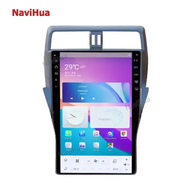 Vertical Screen Car Stereo Radio GPS Navigation System Android Car Video DVD Player for Toyota Prado 2018