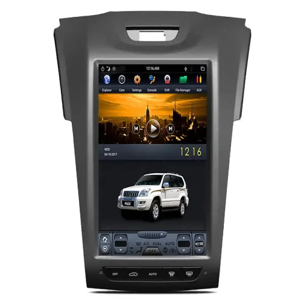 Vertical Screen GPS Navigation Multimedia Stereo DVD Player Android Car Radio for Isuzu D-MAX DMAX S10 Tesla Style