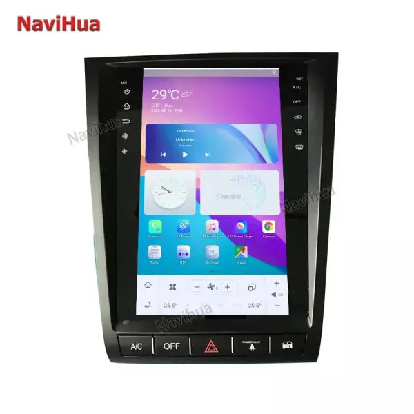 Vertical Screen Stereo Android Car Radio DVD 11.8" Audio GPS Navigation for Tesla Style Lexus GS300 GS430 2004 -2011