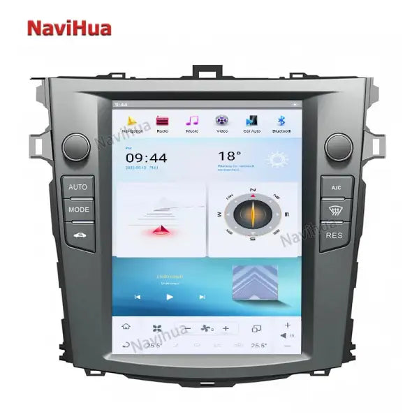Vertical Screen for Tesla Style 10.4" Android 9 Car Multimedia GPS for Toyota for Corolla 2006 DVD Player Car Audio