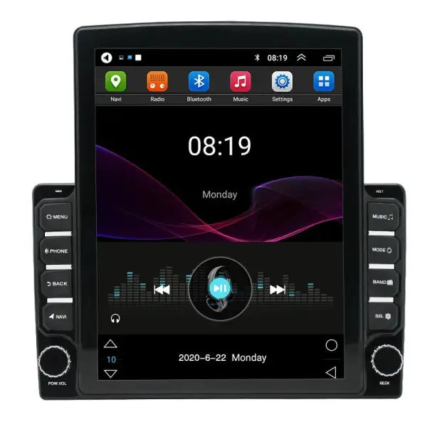 Vertical Touch Screen 2 Din Android Car Radio Video Player Auto Stereo Monitor GPS Navigation Universal for Tesla Style