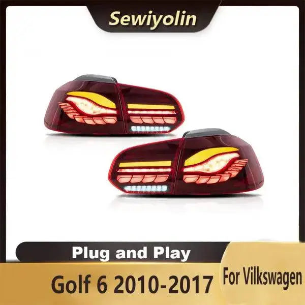 For Volkswagen Golf 6 2010-2017 Car Animation LED Trailer