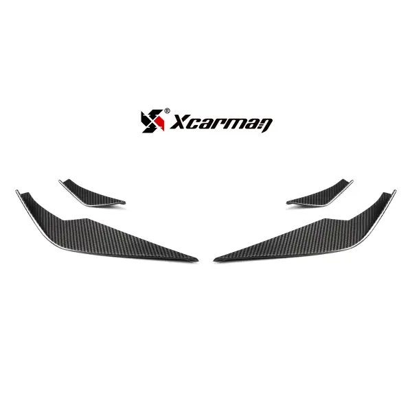 VS Style Dry Carbon Front Bumper Lips Side Canards for BMW G80 M3 G82 G83 M4 2021-IN