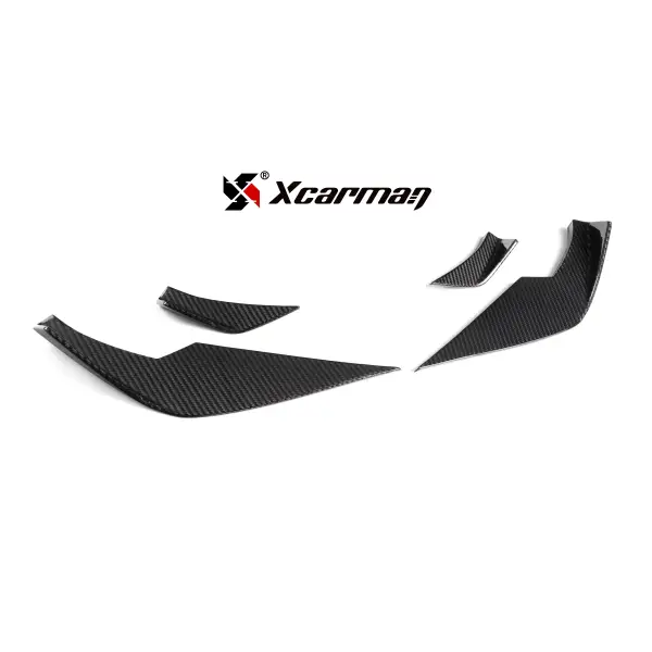 VS Style Dry Carbon Front Bumper Lips Side Canards for BMW G80 M3 G82 G83 M4 2021-IN