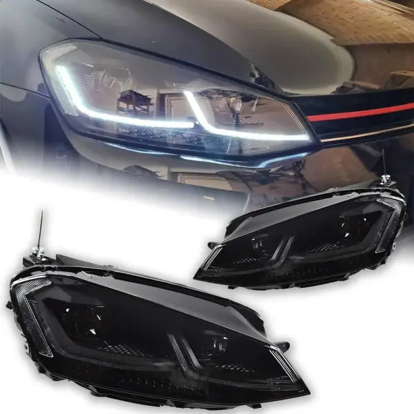 VW Golf 7.5 LED Headlight 2013-2020 Golf 7 Headlights DRL