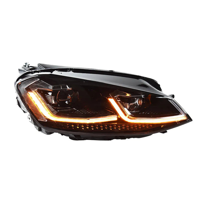VW Golf 7.5 LED Headlight 2013-2020 Golf 7 Headlights DRL Hid Head Lamp Dynamic Signal Bi Xenon