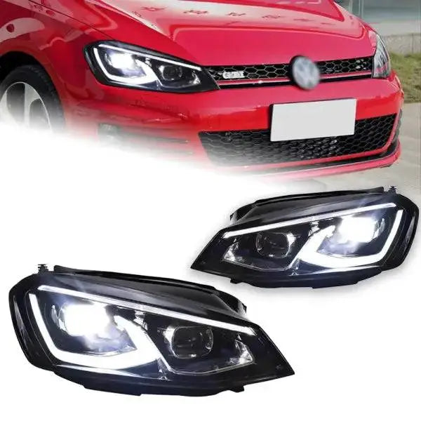 VW Golf 7 Headlight 2013-2017 Golf7 All LED Headlights DRL