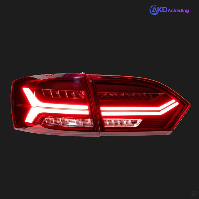 VW Jetta Tail Lights 2011-2014 Audi-Design Jetta Mk6 LED Tail Lamp LED DRL Dynami Signal