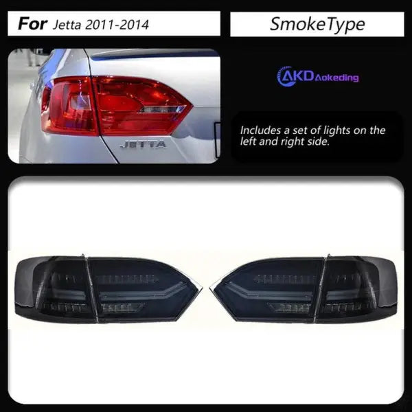 VW Jetta Tail Lights 2011-2014 Audi-Design Jetta Mk6 LED