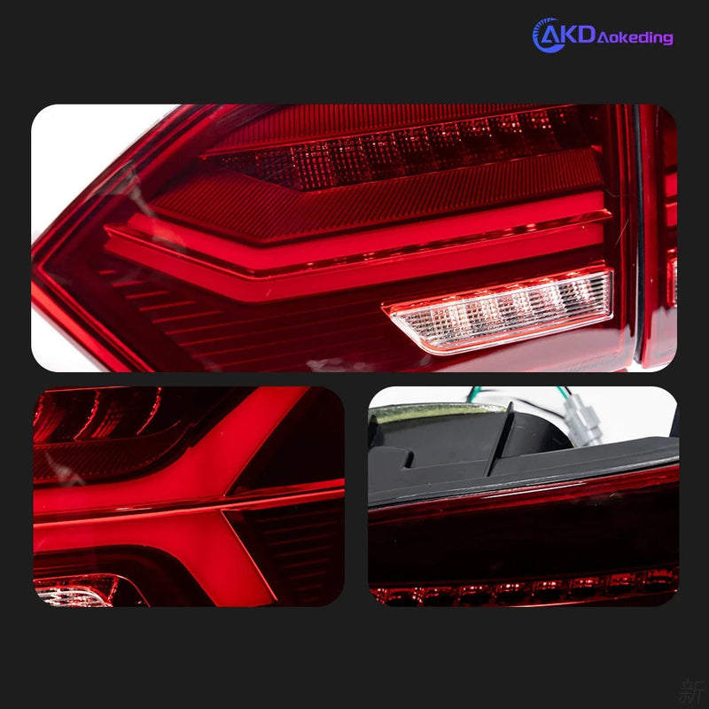 VW Jetta Tail Lights 2011-2014 Audi-Design Jetta Mk6 LED Tail Lamp LED DRL Dynami Signal