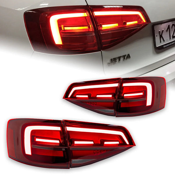 VW Jetta Tail Lights 2015-2018 Jetta Mk6 LED Tail Lamp LED DRL Dynami Signal Brake Reverse