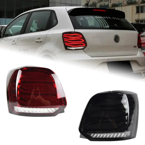 VW Polo LED Tail Light 2011-2018 Polo Rear Fog Brake Turn Signal