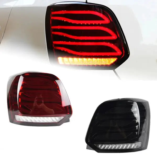 VW Polo LED Tail Light 2011-2018 Polo Rear Fog Brake Turn Signal