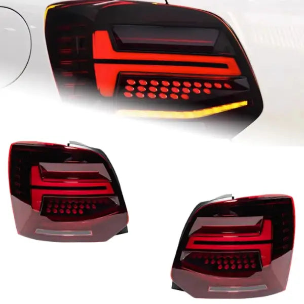 Vw Polo Tail Lights 2011-2018 New Polo LED Tail Lamp LED DRL Dynamic Signal Brake Reverse