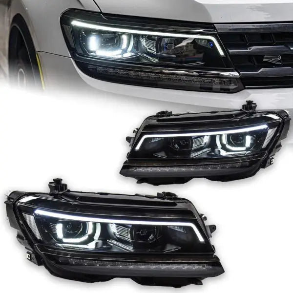 VW Tiguan Headlights 2017-2021 Tiguan LED Headlight DRL Hid