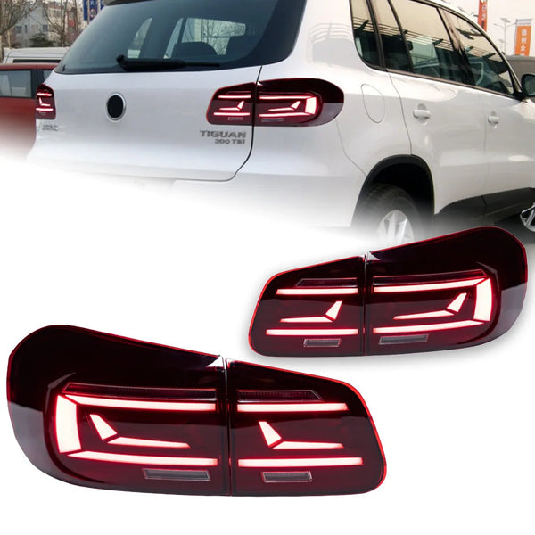 VW Tiguan Tail Lights 2012-2016 Tiguan LED Tail Lamp LED DRL Dynami Signal Brake Reverse