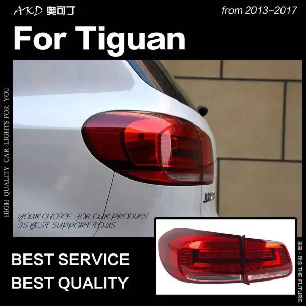 VW Tiguan Tail Lights 2013-2017 Tiguan LED Tail lamp light