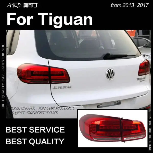 VW Tiguan Tail Lights 2013-2017 Tiguan LED Tail lamp light