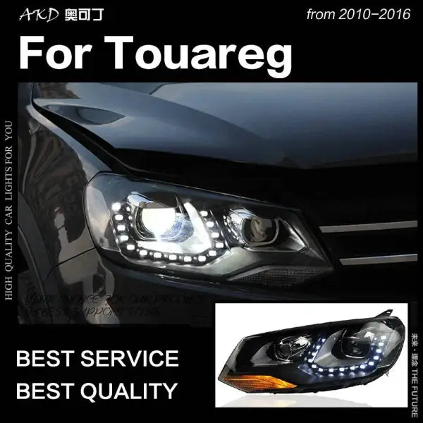 VW Touareg LED Headlight 2011-2015 Touareg LED DRL Hid