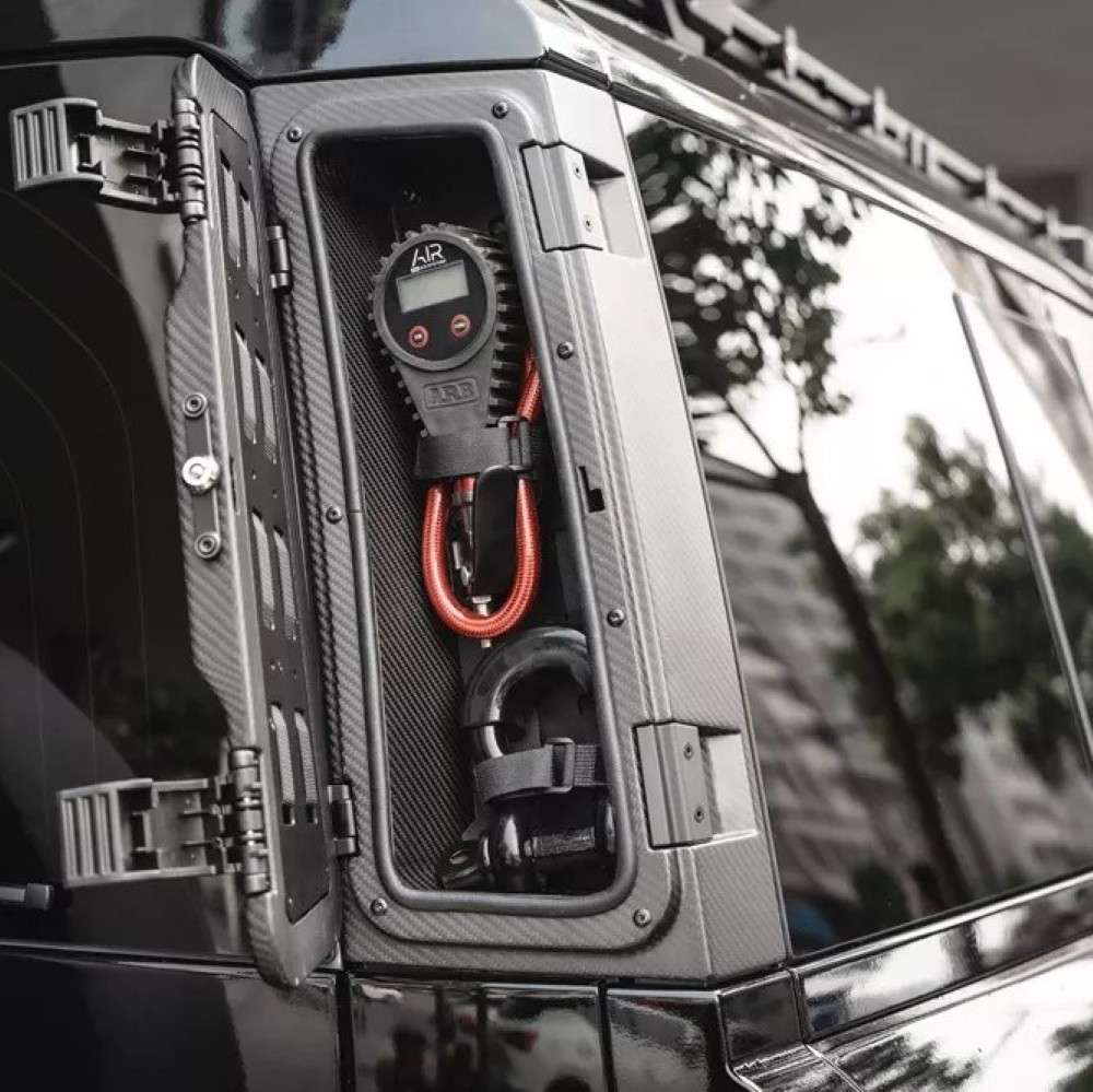 Car Craft Compatible With Range Land Rover Defender 2020-2025 Plumb M-one Side Mounted Tool Equipment Box Carrier Plumb-007 - CAR CRAFT INDIA
