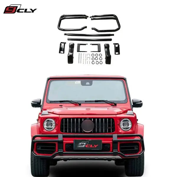 W464 Bumper Bar for Benz 2019 G-Class W464 G63 Front Bumper Bull Guard Bar for G Wagon G63 Black Bumper Bar Protect