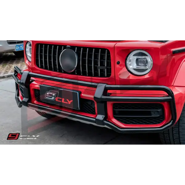 W464 Bumper Bar for Benz 2019 G-Class W464 G63 Front Bumper Bull Guard Bar for G Wagon G63 Black Bumper Bar Protect