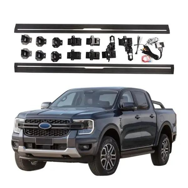 Waterproof Motor Auto Parts Aluminum Alloy Bracket Running Boards for Ford Ranger Raptor T9 2023 Electric Side Step
